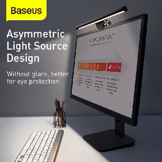 Baseus Screenbar Light Desk Lamp โคมไฟ Computer Laptop โคมไฟตั้งโต๊ะ Screen Bar Hanging ไฟ led Light Table Lamp หลอดไฟ For LCD Monitor ไฟ Lamp Study Reading Light