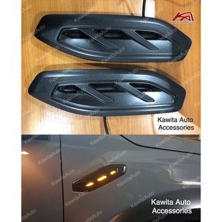 ไฟแก้มข้าง Ford Raptor 2018 ​LED มีซ้าย ขวา ไฟสีส้ม