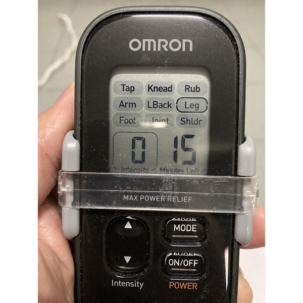 เครื่องนวดไฟฟ้า Omron PM 500 (มือสอง) สภาพดีใช้ไม่กี่ครั้ง รุ่น  max power relief (ผ่อนบัตรเครดิตได้)