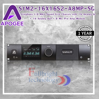 Apogee SYM2-16X16S2-A8MP-SG : Symphony I/O MKII Sound Grid Chassis with 16 Analog In + 16 Analog Out ประกันศูนย์ไทย 1 ปี