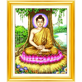 ชุดปักครอสติชพิมพ์ลาย พระพุทธเจ้า พระศากยมุณี (Sakyamuni Cross stitch kit)