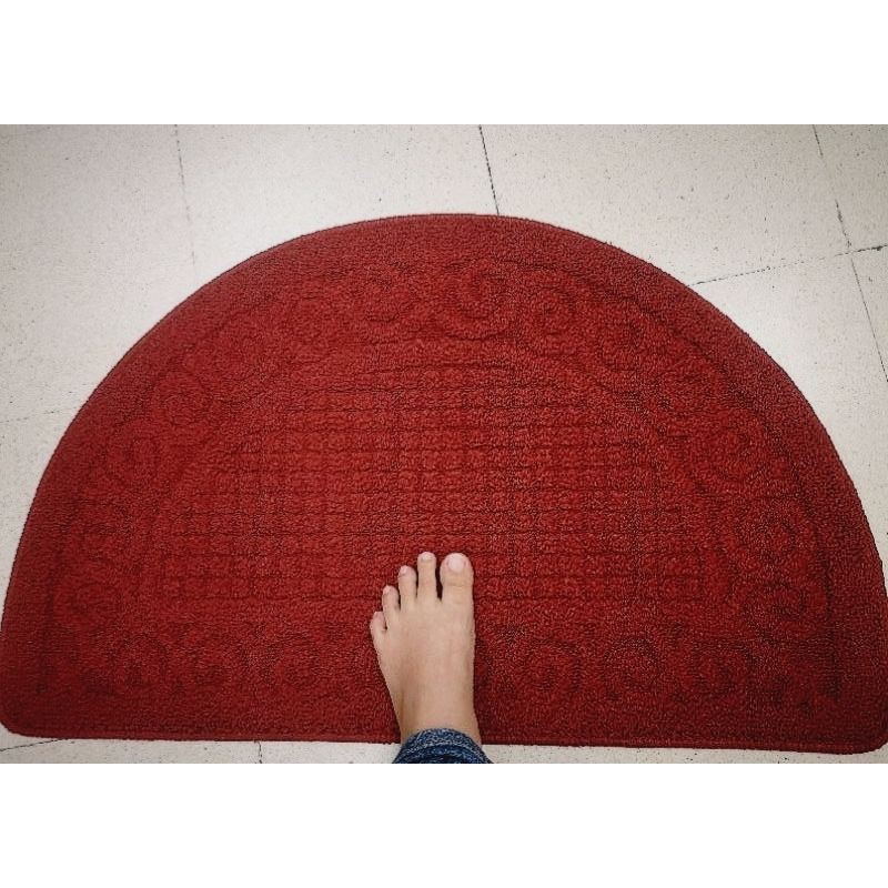 พรมเช็ดเท้าครึ่งวงกลมใหญ่
