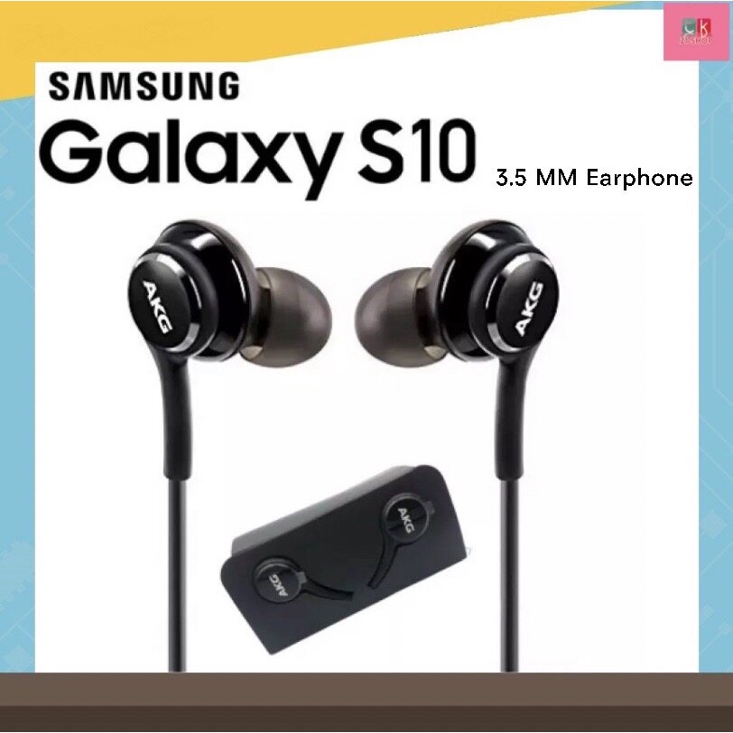 หูฟังSamsung ของแท้ หูฟังซัมซุง เสียงดี Samsung AKG Note9 Note8 S8 S8+ S9 S10 คุยสายได้ S10, S10 PLU