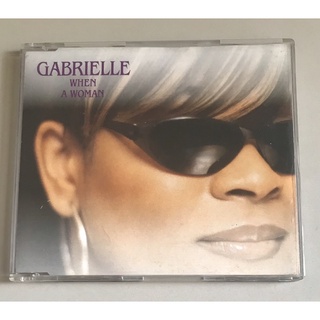 ซีดีซิงเกิ้ล ลิขสิทธิ์ มือ 2 สภาพดี...250 บาท “Gabrielle” ซิงเกิ้ล "When a Woman"(UK CD 2) แผ่นหายาก Made In UK