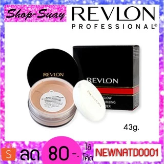 ** แป้งฝุ่น ** เรฟลอน Revlon Touch & Glow Extra Moisturizing Face Powder 43g.