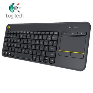 Logitech Wireless Touch Keyboard K400 Plus (Black)(TH/EN)  คีย์บอร์ดไร้สาย