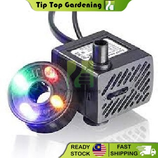 ปั๊มน้ําพุน้ําพร้อม Led 5W (Q Max 350 L/h ) MY-355 MOTOR AIR PANCUT