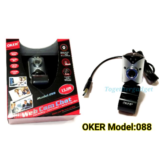 Webcam OKER รุ่น Model:088 ความละเอียด 12M