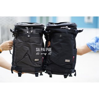 ☀ส่งฟรี EMS☀ กระเป๋าเดินทาง backpack ใบใหญ่ เก็บสายสะพายได้ ใช้งานได้หลายแบบ