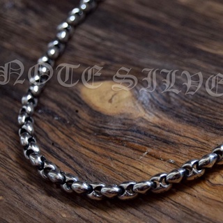 สร้อยคอ เงินแท้ ลาย Infinity Size L (งานตัน) ตะขอ Star of David 24" Sterling Silver 925 NSNL1179