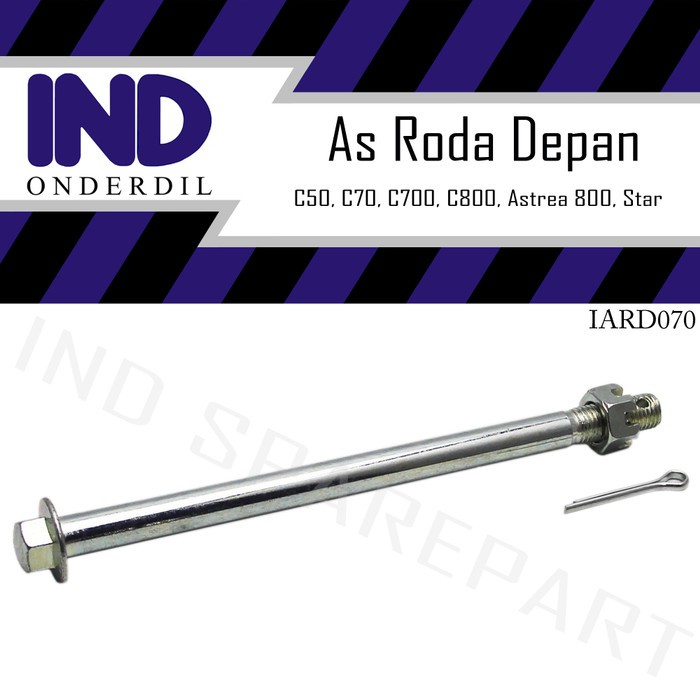 อะไหล่เพลาล้อหน้า IND-Spire Set-C50/C70/C700-C 50-70-700/Astrea 800/Star