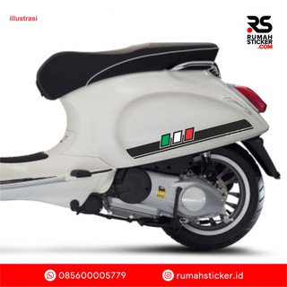 สติกเกอร์ ลาย STICKER CUTTING LIST ITALIAN STYLE UNIVERSAL VESPA Tojiro BY ORACAL คุณภาพและกันน้ํา