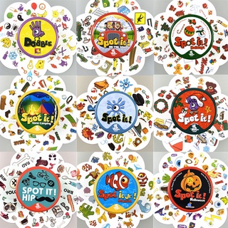 【COD】Spot it Card Game - การ์ดเกม Dobble เกมจับคู่ บอร์ดเกม @SKTH