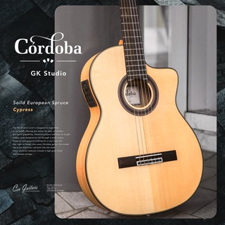 Cordoba GK Studio กีตาร์ฟลาเมงโก้ รุ่น Top Solid (European Spruce / Cypress) I พร้อมภาคไฟฟ้า Fishman