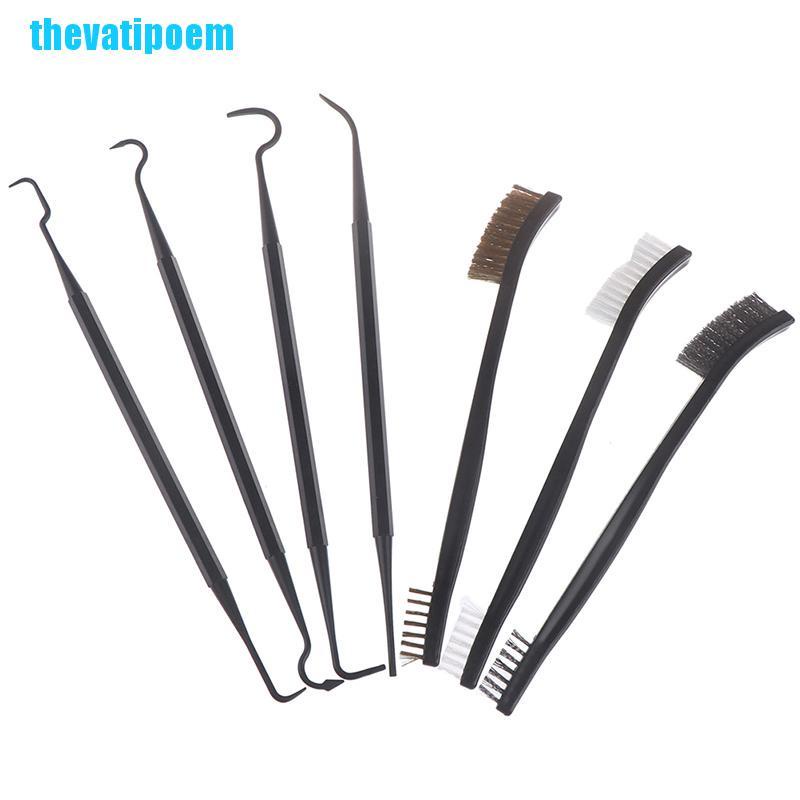 ชุดแปรงลวดเหล็กทําความสะอาดปืน 7 ชิ้น + ปิ๊กไนล่อน 4 ชิ้น / - รูปที่ 7