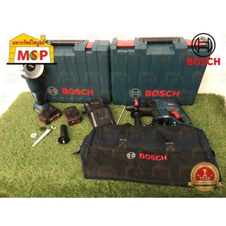 Combo Set Bosch GWS 18V-10+GBH 180 Li (กระเป๋าช่าง+แบต 4 Ah 2ก้อน+แท่นชาร์เร็ว) #0615990M29