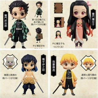 [ฟิกเกอร์แท้] Kimetsu no Yaiba - Tanjirou / Nezuko / Zenitsu / Inosuke - Q Posket Petit (Bandai Spirits, Shueisha)