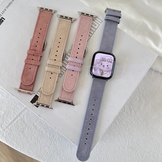 สายนาฬิกาข้อมือหนังกํามะหยี่ แบบนิ่ม สําหรับ Smart Watches Series 8 7 6 SE 5 4 3 2 1 ขนาด 41 มม. 45 มม. 44 มม. 40 มม. 42 มม. 38 มม.