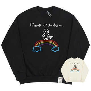 [GRAVER] 100% authentic UNISEX SWEATSHIRTS (graphic - human rainbow smile)