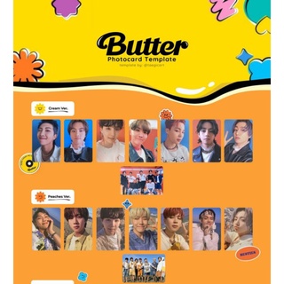 โค้ดลด15% ทักเดม album bts butter อัลบั้ม cream / peach ver