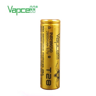 (โปรโมชั่น)ถ่านชาร์จVapcell INR18650 T28 2800mAh 3.7V(1ก้อน)