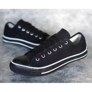 SIZE37-45 รองเท้าสไตส์Converse ยี่ห้อLEO รองเท้าผ้าใบ รหัสสีดำแถบขาว