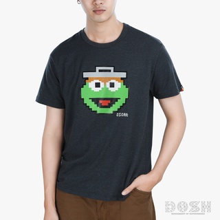 DOSH  UNISEX T-SHIRTS SESAME STREETเสื้อยืดคอกลม แขนสั้น ผู้ชาย DSEMT5046-BL