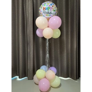 ลูกโป่งสีพาสเทล (10ใบ)ขนาด 10 นิ้ว 2.2g ลูกโป่งพาสเทล พร้อมส่งในไทย (1แพ็ค10ใบ)