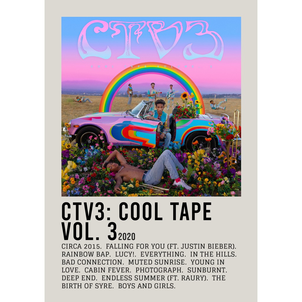 อัลบั้มปกโปสเตอร์ CTV3: Cool Tape Vol. 3 โดย Jaden Smith