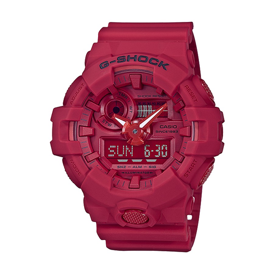 Casio G-Shock นาฬิกาข้อมือผู้ชาย สายเรซิ่น รุ่น GA-735C-4A RED OUT LIMITED EDITION - สีแดง