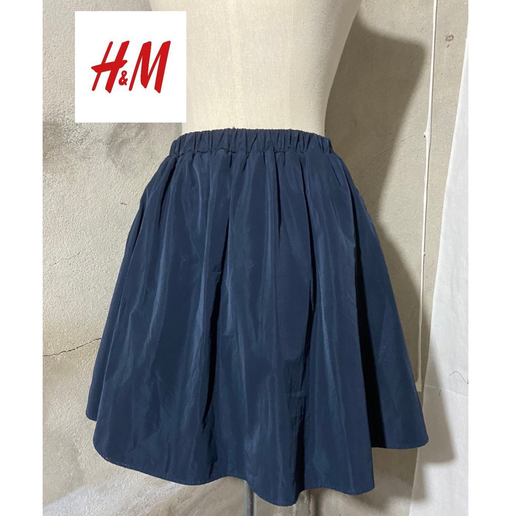 H&M กระโปรงระบายสีกรม Size Eur36 ใหม่กริ้บ ผ้าไม่ยั ซับใน กระเป๋าล้วงข้าง |  Shopee Thailand