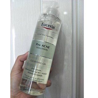 คลีนซิ่งเจล ฝาปั๊ม 400 ml. Pro Acne Solution Cleansing Gel สลายความมันอุดตันล้ำลึกต้นตอสิว