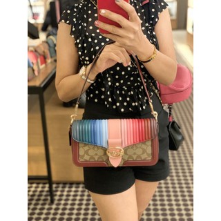 ส่งฟรี+ผ่อน 0%🌈NEW Coach GEORGIE SHOULDER BAG IN SIGNATURE