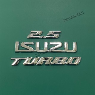 โลโก้* 2.5+ISUZU+TURBO ติด D-MAX   ราคาต่อชุด ( มี 3 ชิ้น ) มีสองสีให้เลือก