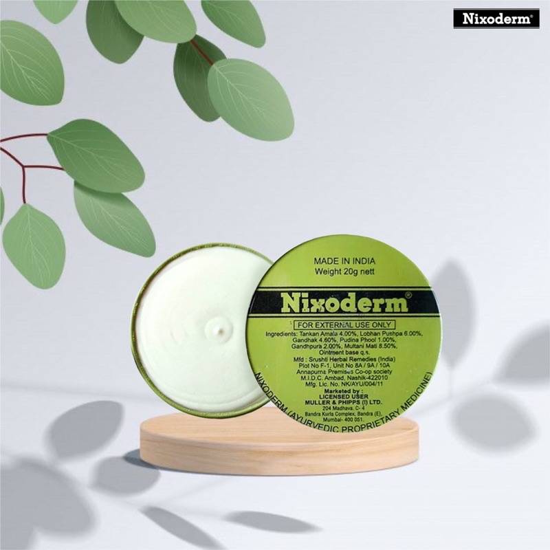 Nixoderm ครีมรักษาสิวอักเสบ สิวอุดตัน กลากเกลื้อน บรรเทาอาการคันจากเชื้อราและคันตามผิวหนัง