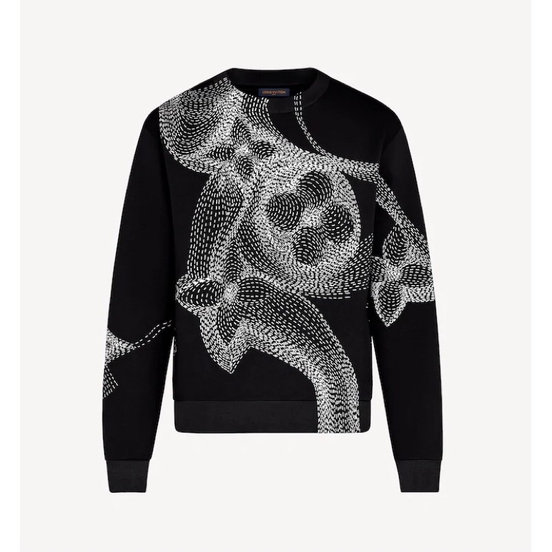 Louis V Flower Printed Sweatshirt