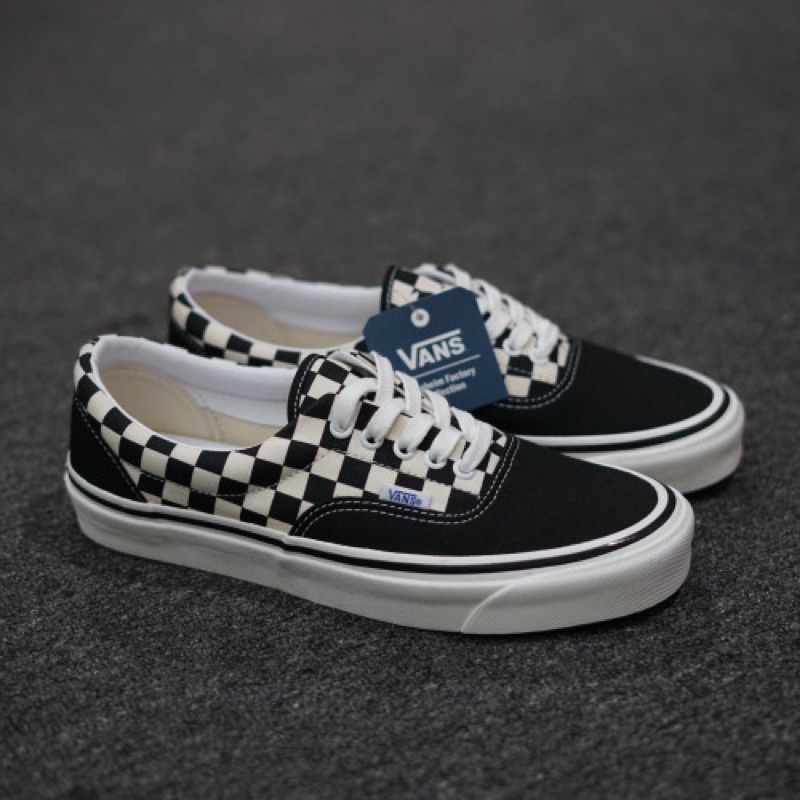 VANS Era 95 DX Anaheim Factory - OG/Black/Checkerboard (แถมกล่อง)  ✓จ่ายเงินปลายทางได้ | Shopee Thailand