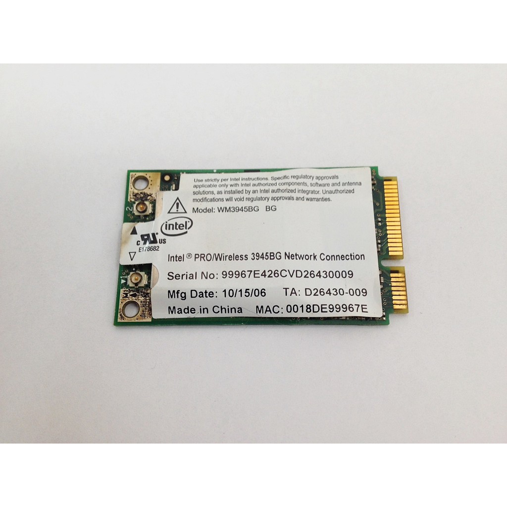 การ์ด Wireless Card Sony Vaio PCG-6J2L PCG-6NBP - Intel WiFi