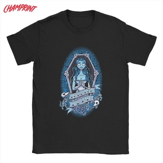 ใหม่ เสื้อยืดแขนสั้น ผ้าฝ้าย 100% พิมพ์ลายตลก Forever Dead Creepy Goth Corpse Bride Emily น่ารัก สําหรับผู้ชาย ผู้หญิง ท