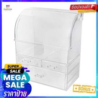 อุปกรณ์จัดเก็บเครื่องสำอาง STACKO CURVE D 30x17.5x36 ซม. สีใสMAKEUP ORGANIZER STACKO CURVE D 30X17.5X36CM CLEAR