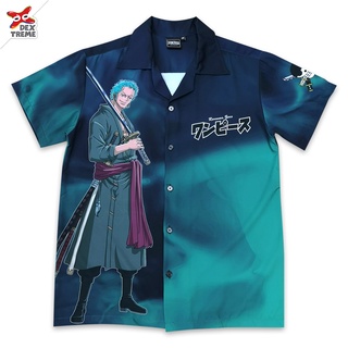 Dextreme เสื้อฮาวายวันพีซ (DOP-1513) HAWAII One Piece ลาย โซโล Zoro