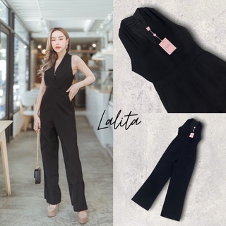 Js. Jumpsuit  จั๊มสูทขายาวสีสุดเบสิค 🌈 Tag :: Lalita Brand ( ลลิตา )