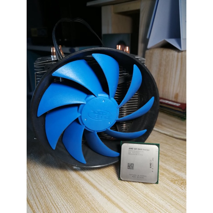 CPU AMD A8-5600k 3.6GHz Socket FM2 APU พร้อมซิ้งค์ DEEPCOOL ICEEDGE MINI FS (มือสอง)