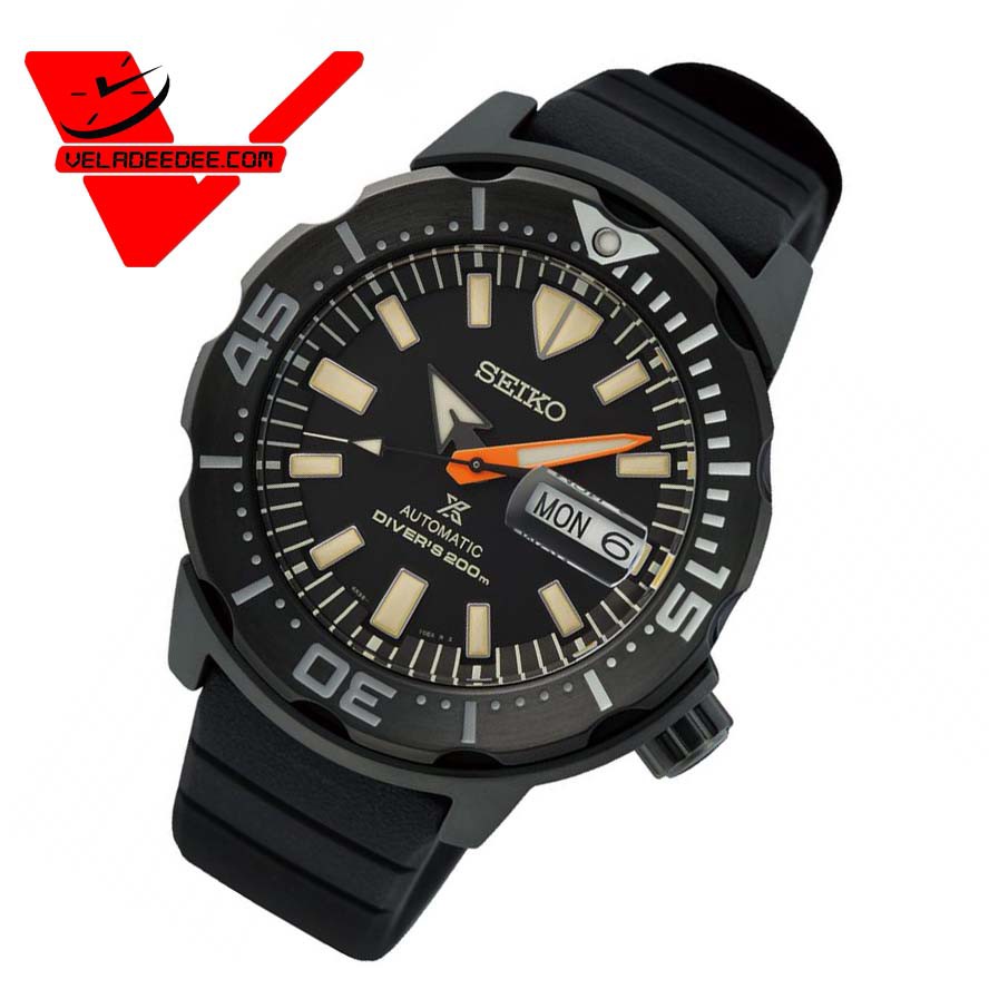 นาฬิกาSEIKO PROSPEX MONSTER BLACK SERIES Limited Edition7,000 pes.รุ่น SRPH13K1 ของแท้100% รับประกัน1ปี VELADEEDEE.COM