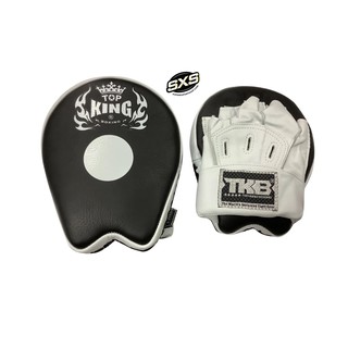 Top King Focus Mitts Professional TKFMP Black/White