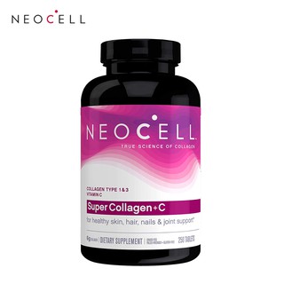 NeoCell Super Collagen+C 6,000MG Collagen Type 1&amp;3 Non-GMO +Gluten Free Vitamin USA270 เม็ด)