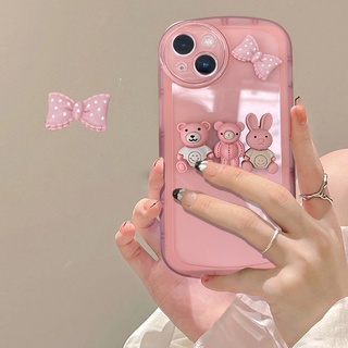 เคสโทรศัพท์มือถือ ซิลิโคน ลายหมี พร้อมตุ๊กตา แฟชั่น สําหรับ OPPO Reno 8Z 5G Reno 7Z 5G Reno6Z 5G Reno 5Z 5G Reno 7 5G Reno 6 5G Reno 5 Reno 5F Reno 4F Reno 2F Reno 2Z