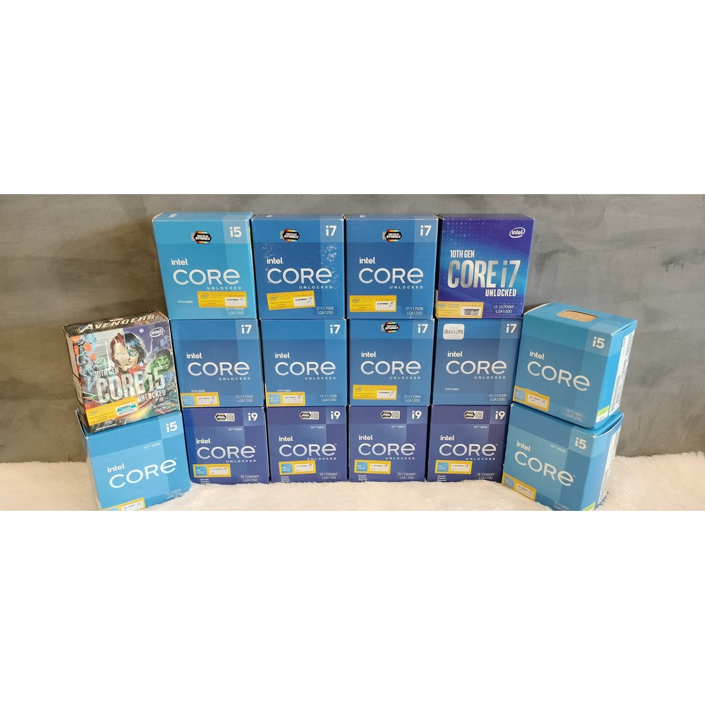 ซีพียู CPU I3-10100-10105  //  I5-10400F - 11600K //  I7-10700 - I7-11700K  //  I9-10900 - 11900K รว
