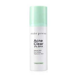 พร้อมส่ง แท้💯%CUTE PRESSผลิตภัณฑ์ดูแลผิวหน้า ACNE CLEAR 2% BHA