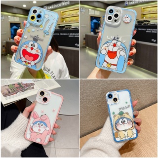 For Infinix Hot 11 10 9 12 Play 11s NFC Smart 5 6 Plus HD Note 12 G96 Go Doraemon Soft Case Camera Lens Full Transparent Cover | DFC002